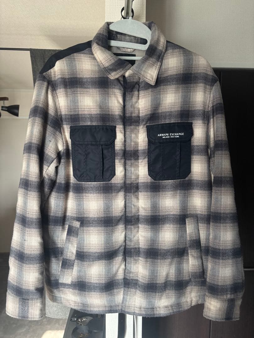 ARMANI EXCHANGE チェック柄ジャケット