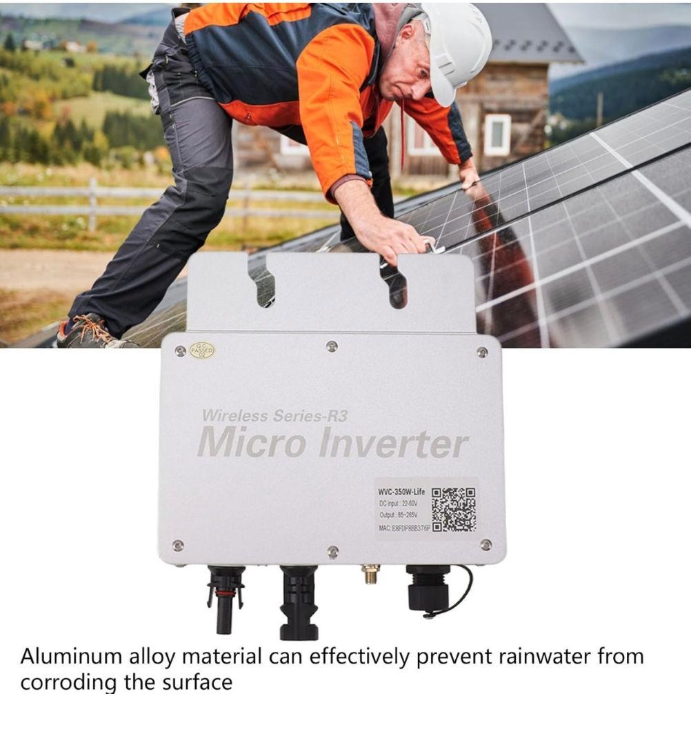 350W マイクロインバーター、太陽光発電グリッドタイインバーター、家庭用発電