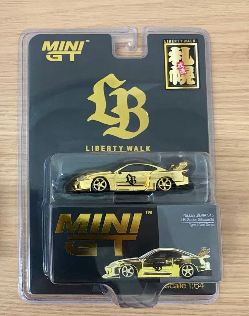 ミニカー Mini gt LBWK s15 gold Sapporo