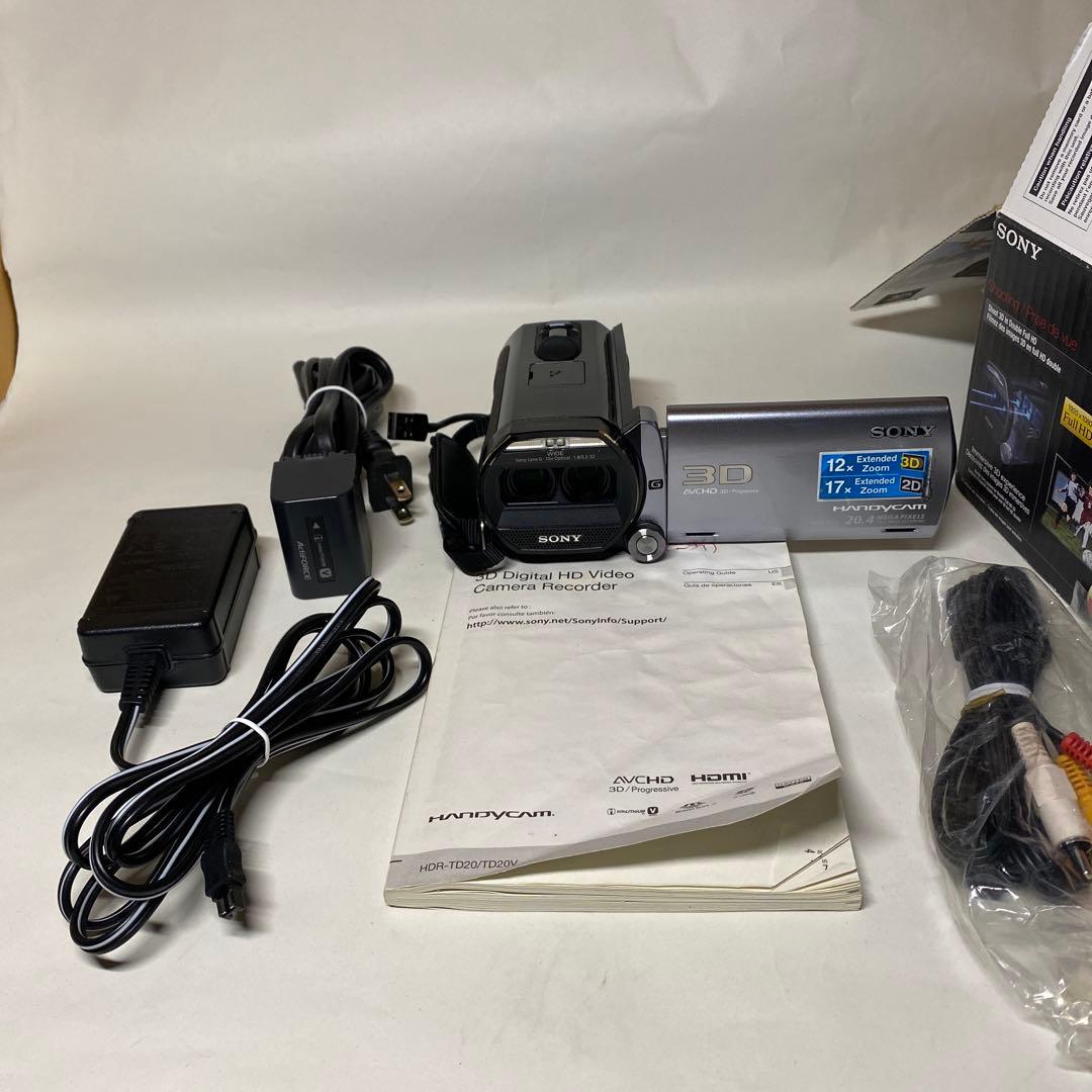 ビデオカメラ SONY AVCHD 3D handycam HDR-TD20V