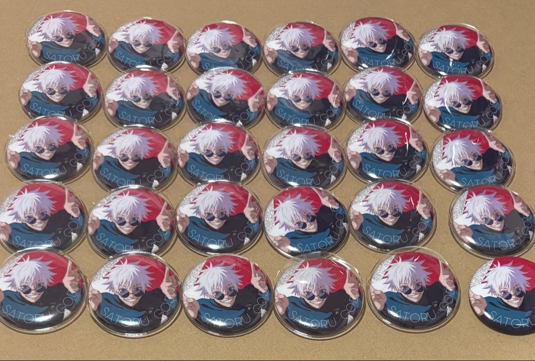 五条悟　缶バッジ　30個