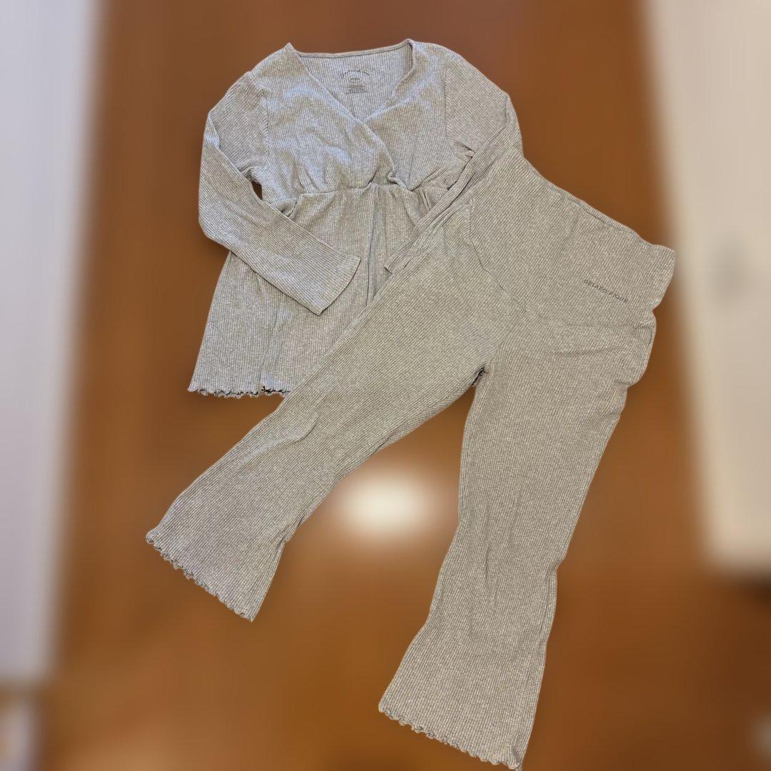【美品】ジェラートピケ　マタニティパジャマ