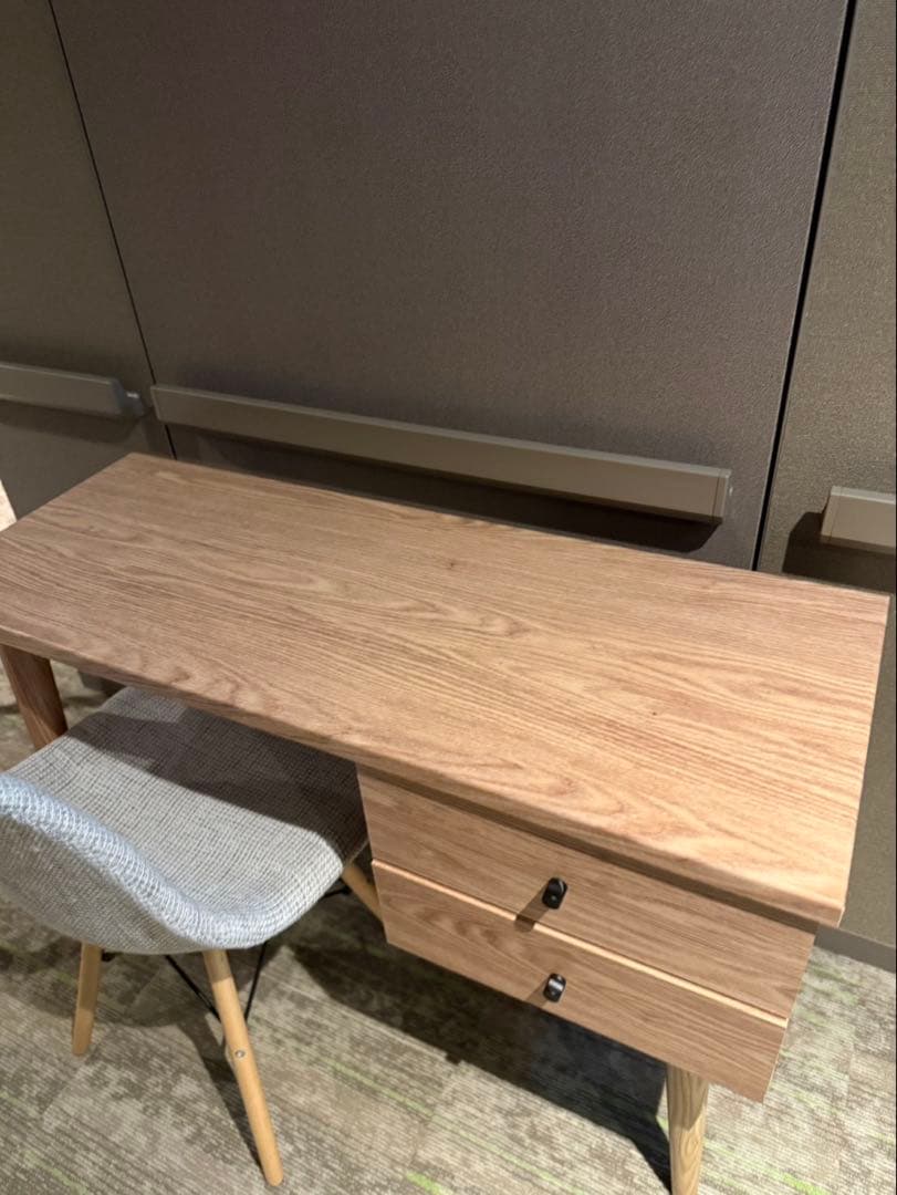 棚付きデスク×チェアセット　ワークデスクセット