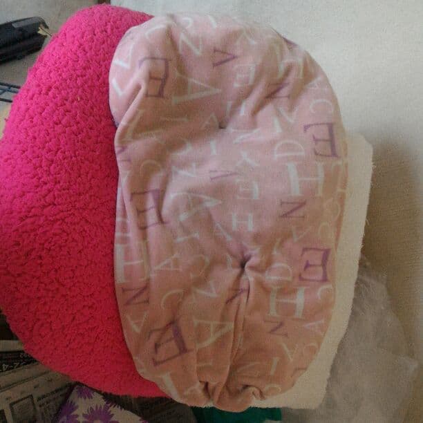 我が家の愛犬(14歳♀)が使い古したクッション。