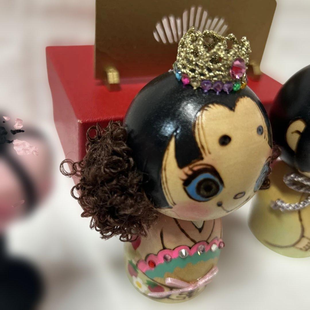 コケッツ　cokets. こけし　お雛様　2個セット