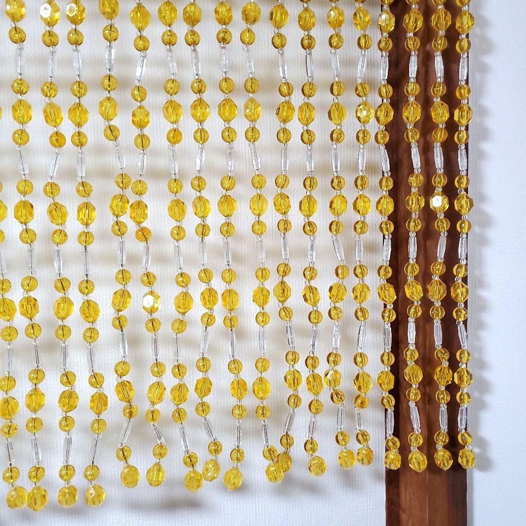 レトロポップ　珠暖簾　のれん　ビーズ暖簾　ビーズカーテン　箱付き