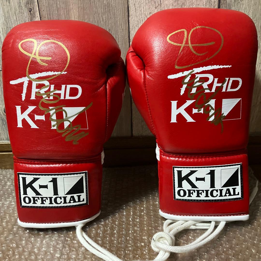 K‐1 ダリル・フェルドンク 実使用サイン入りグローブ