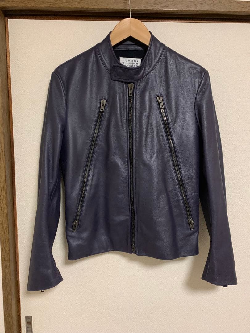 ハの字ライダース 5zip lethr 13ss 牛革 カーフレザー