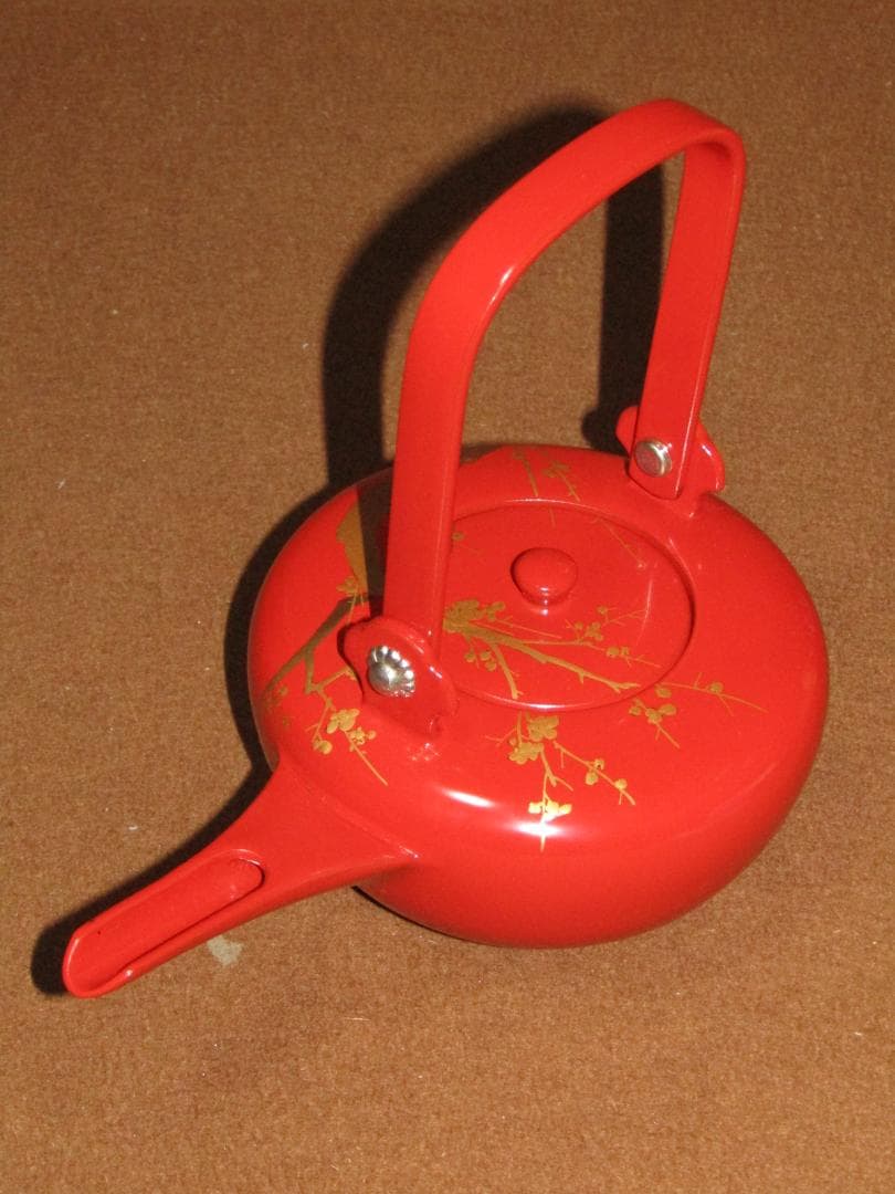 【輪島塗　蒔絵　松竹梅図　屠蘇器揃】美品　正月道具