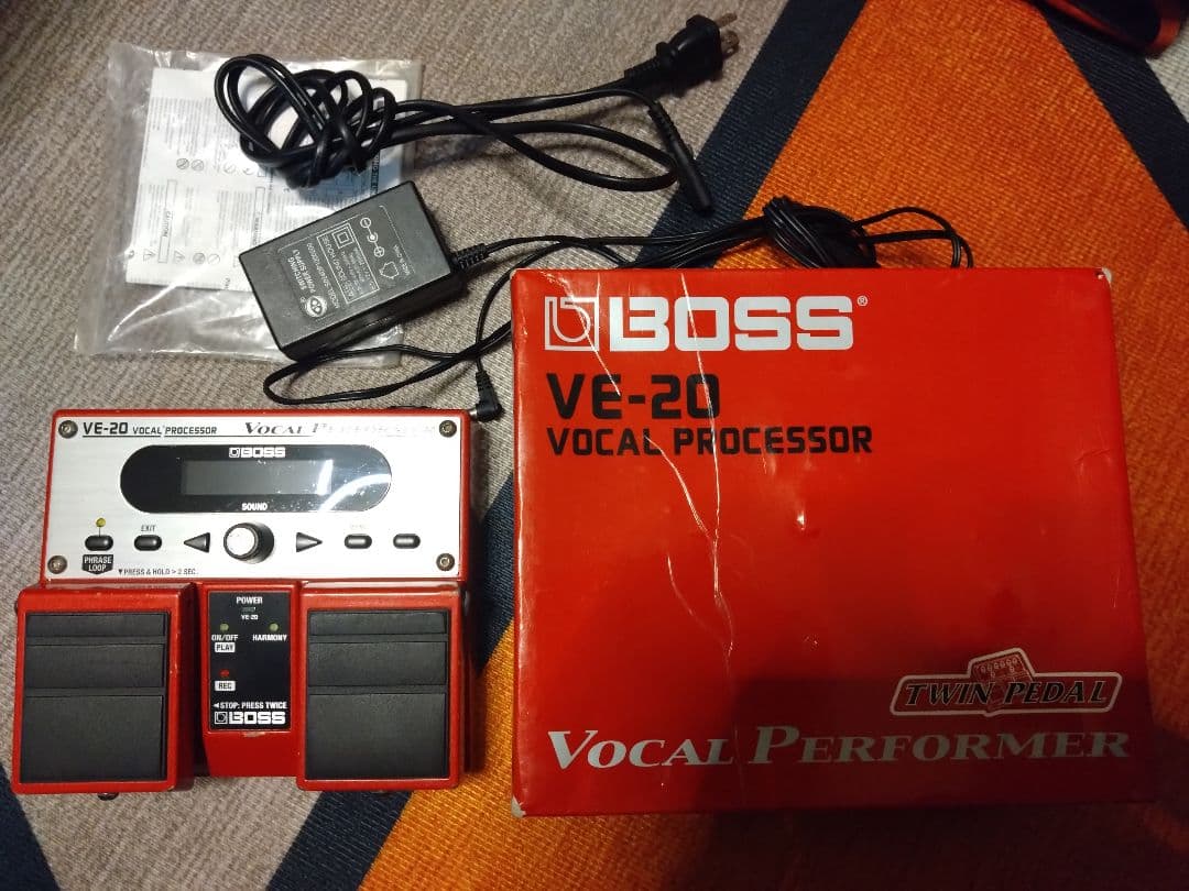 BOSS VE-20 ボーカルエフェクター ACアダプタ付き
