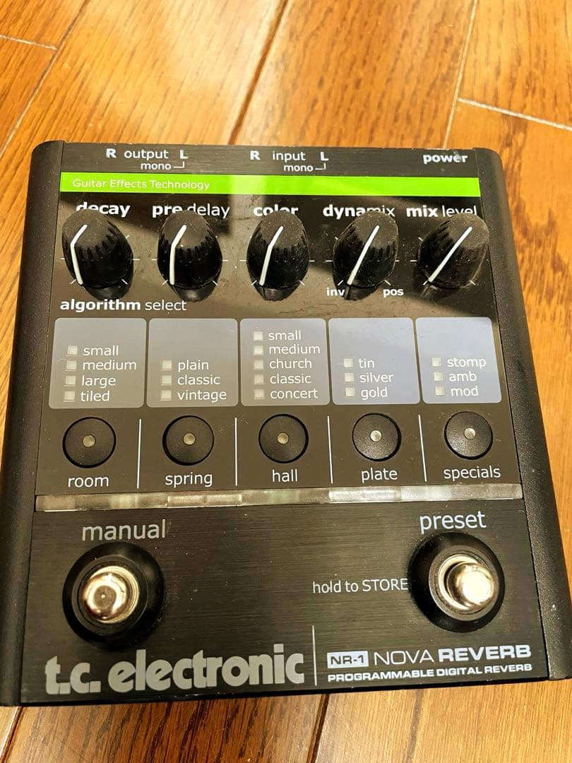 ギター t.c. electronic NR-1 NOVA REVERB