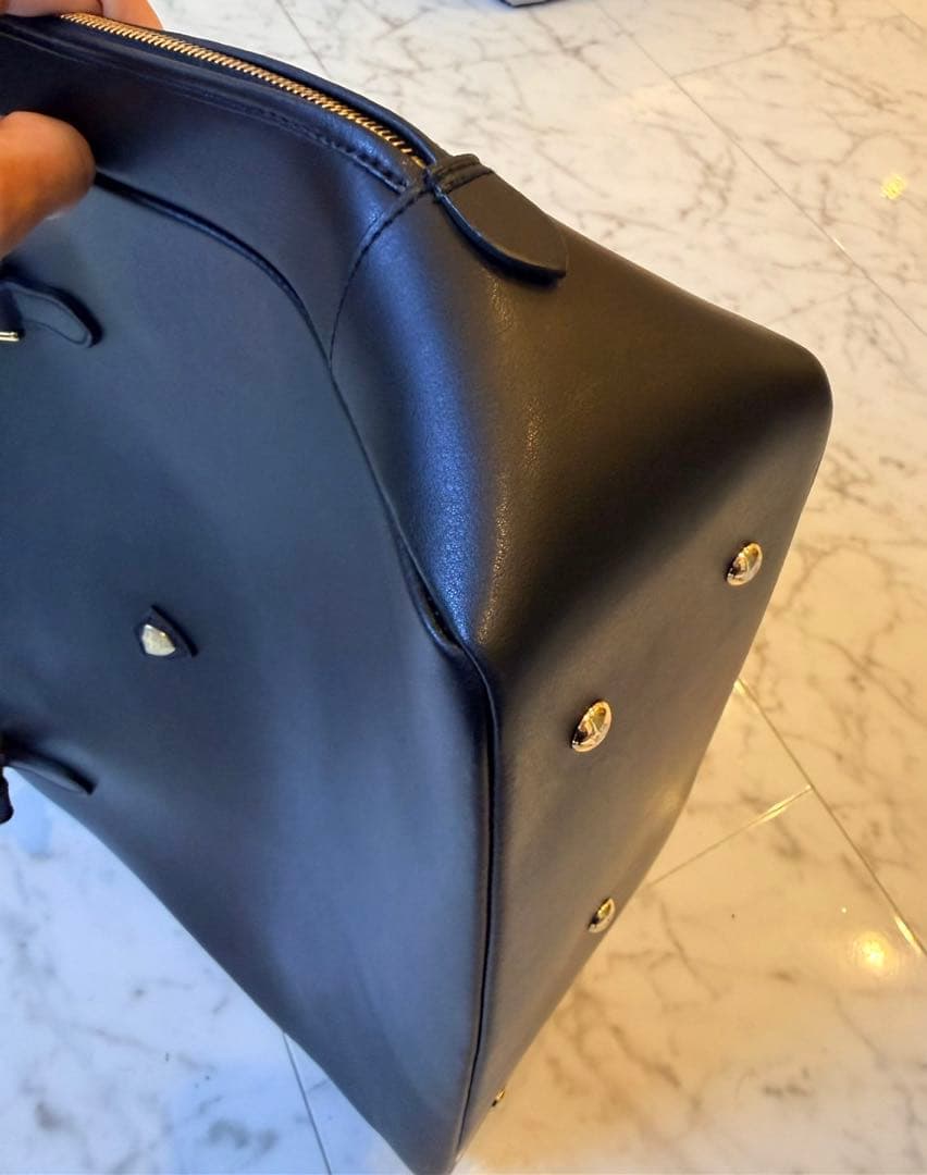 CHAMBORD SELLIERブリーフケース ／ ブラック×ゴールド