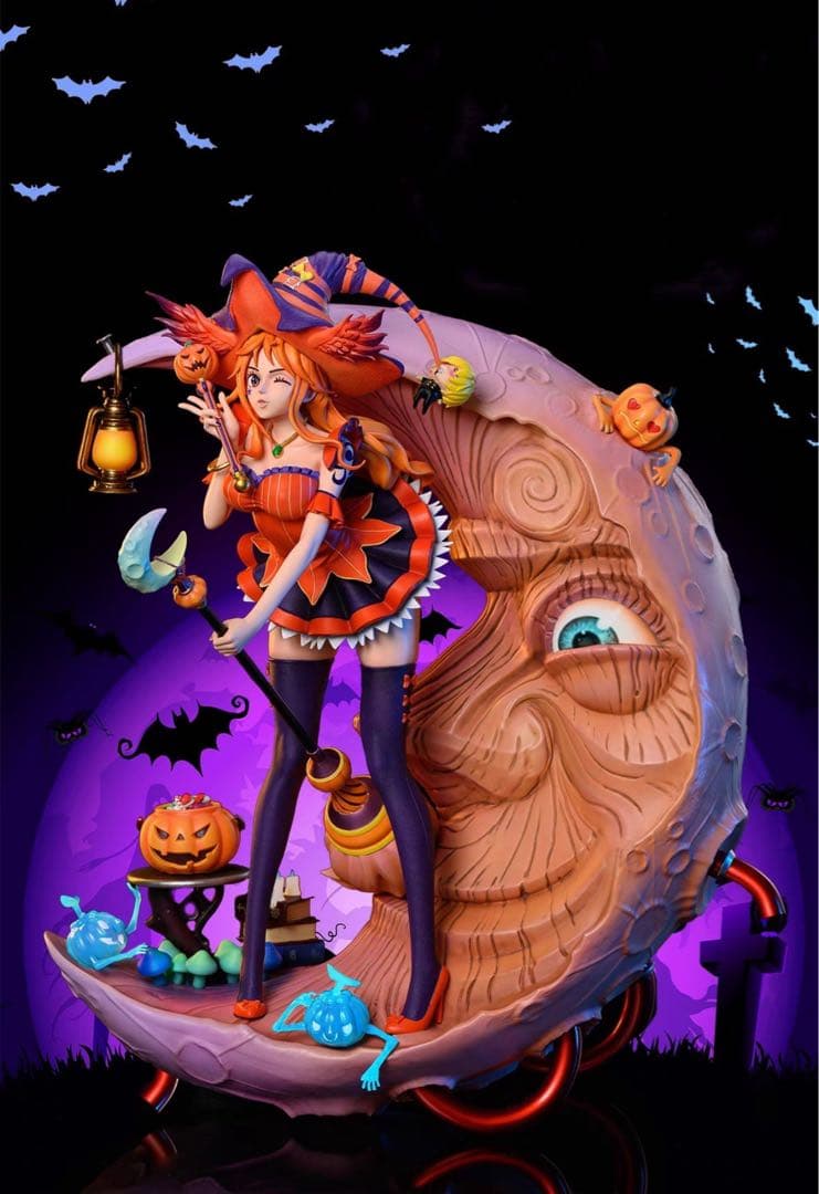 ワンピース　ハロウィン　ナミ　ガレージキット　フィギュア　完成品