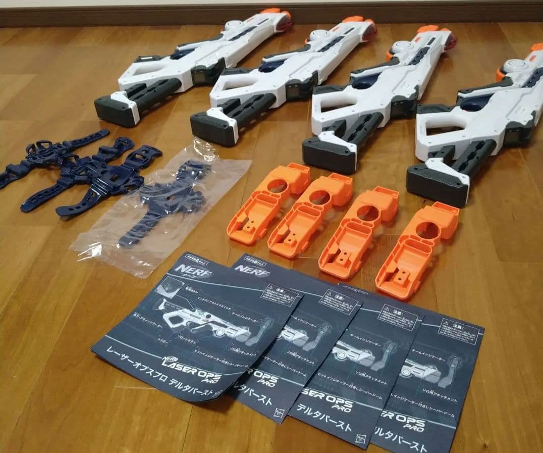 ＮＥＲＦ ナーフ　レーザーオプス　デルタバースト　４丁セット