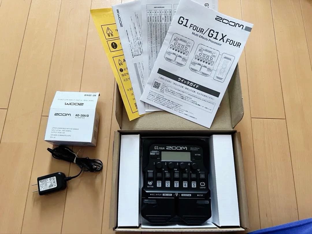 ZOOM G1 FOUR マルチエフェクター 専用アダプター付属