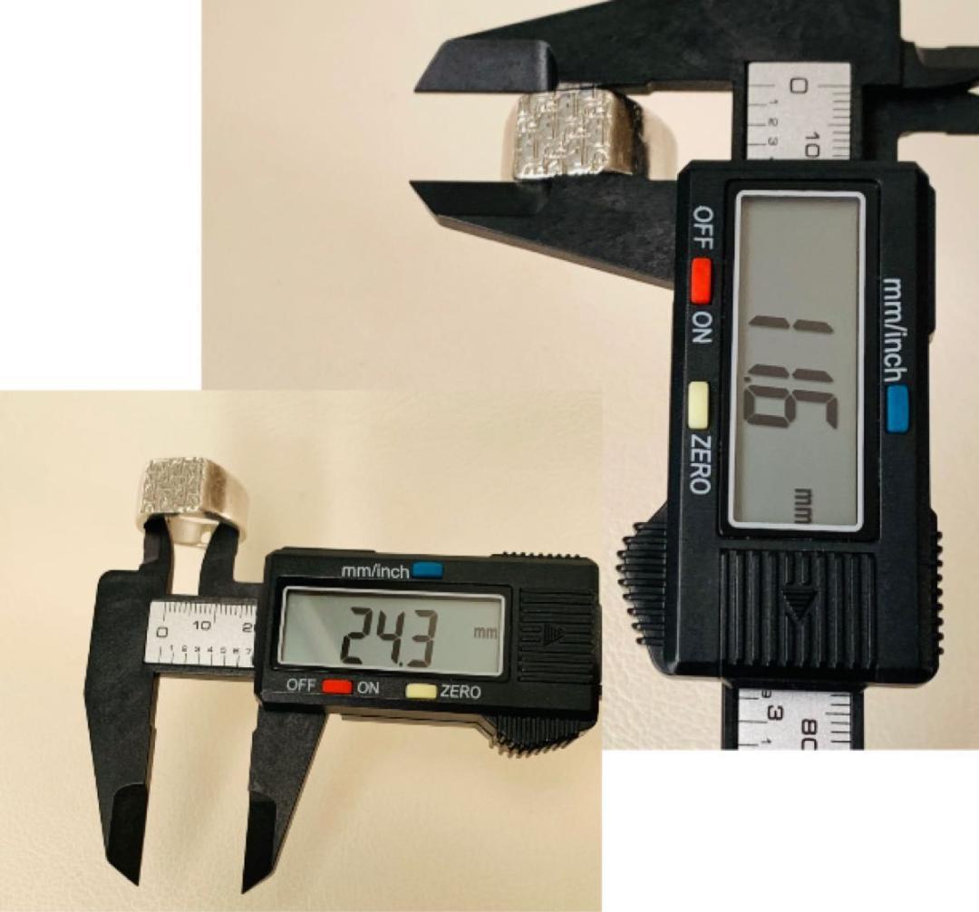 クリスチャンディオール オブリーク シグネット リング 指輪 925 19号