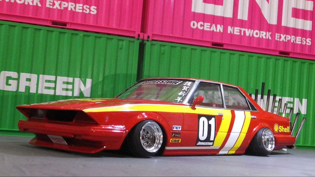 1/20 GX61　マークII ツインカム24 福岡仕様　道東仕様　ノンスリ