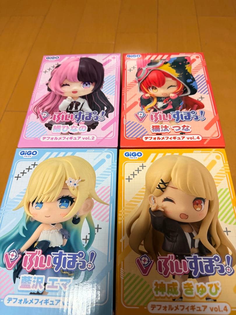 ぶいすぽプライズフィギュア4点セット
