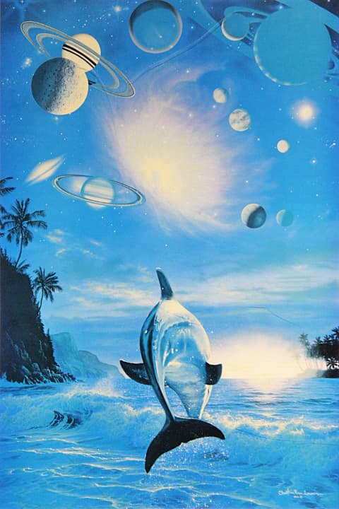 ラッセン【エタニティ】ミクスドメディア 証明書有り