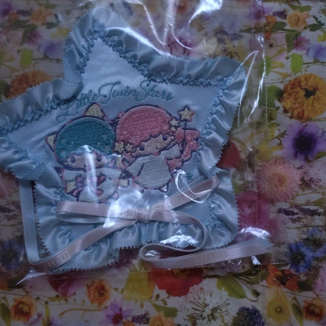 ピンクハウス　リトルツインスターズ　ワッペンブローチ