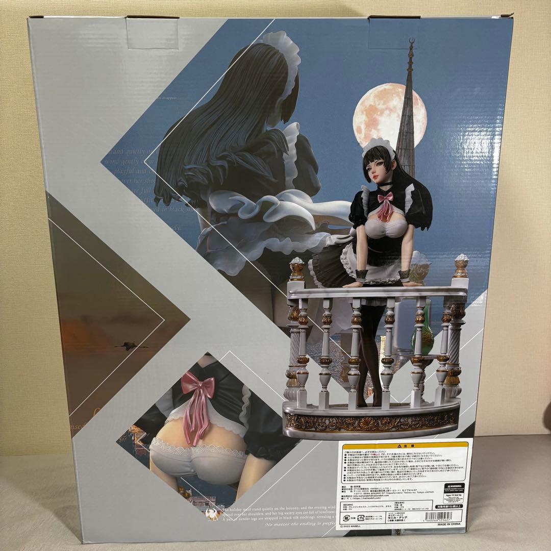 回天堂 ホリデーメイド モニカ・テシア (台座 大理石) 1/4スケール