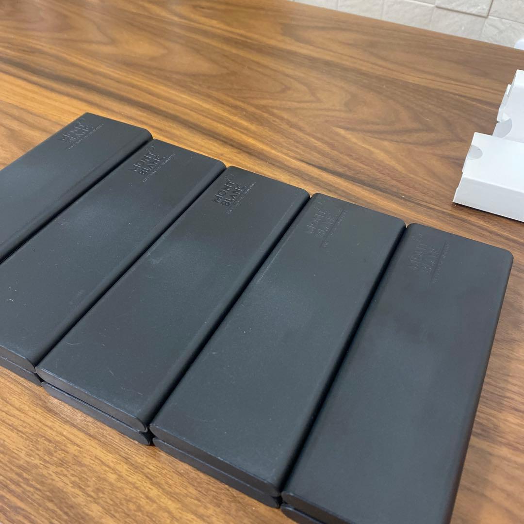 MONTBLANC モンブラン ボールペン2色 ツイスト式 シルバー 5本セット