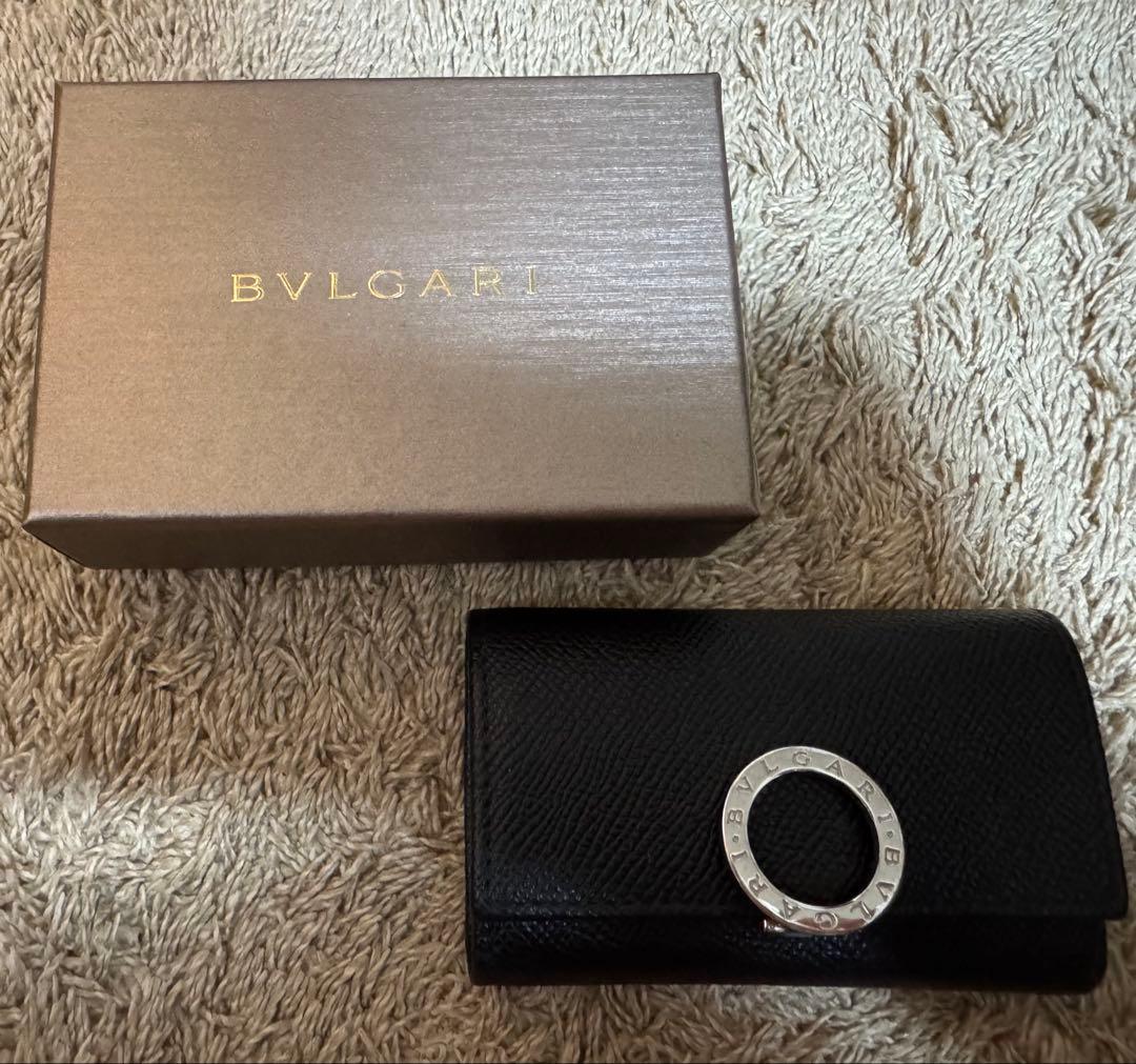 【4/24限定29990円→9180円】 BVLGARI ブラック キーケース