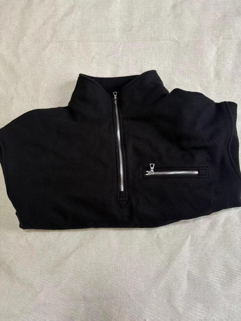 RIER ブラック ハーフジップ ジャンパー M 即日発送