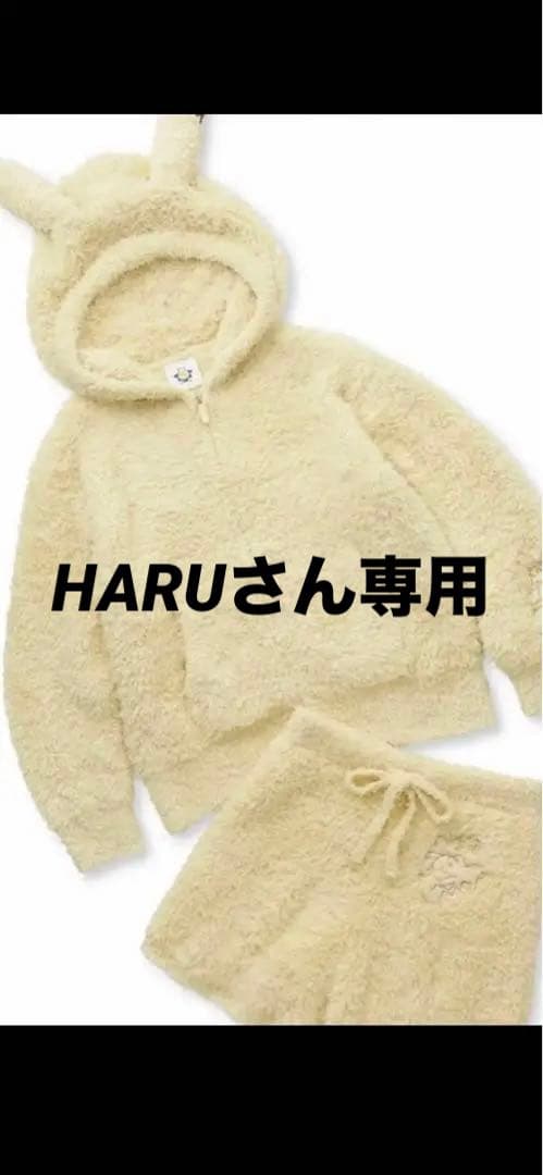 ジェラートピケ　ポケモンスリーブ　ピカチュウパーカ&ショートパンツセット