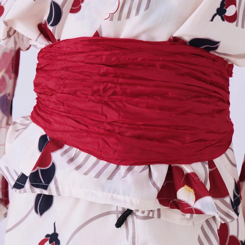 浴衣帯セット 二部式浴衣 浴衣ワンピ 3点セット セパレート浴衣 花見 D027