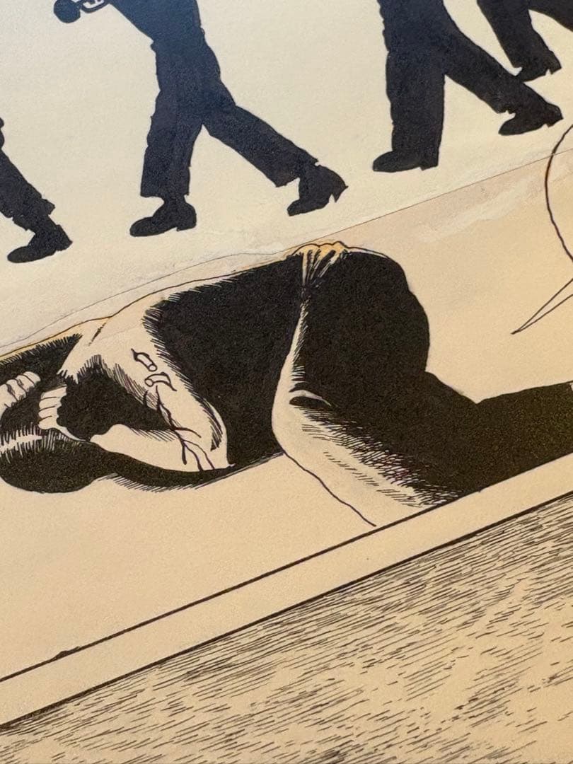 11）つげ義春 発表50周年記念 限定81部 「ねじ式」 原寸大複製原画集 希少