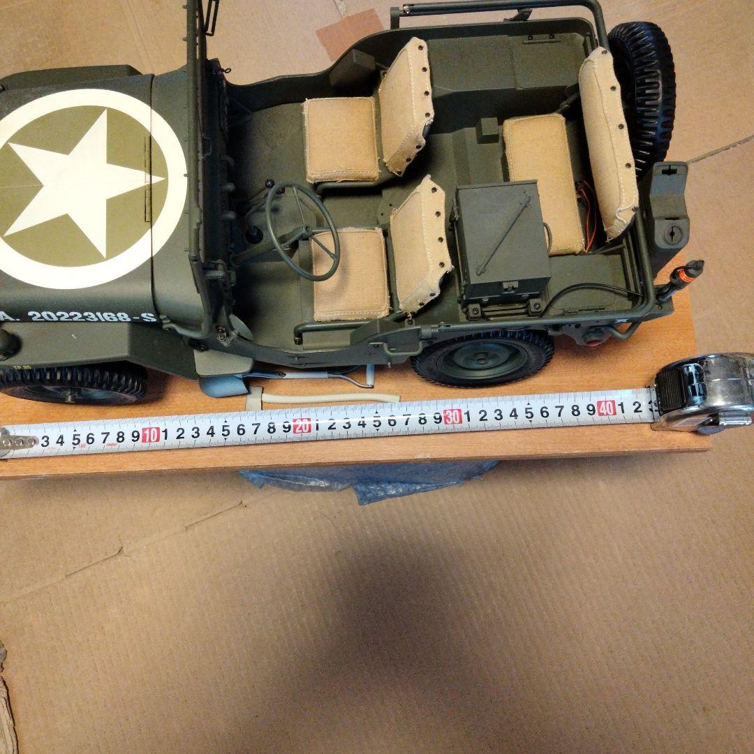 デアゴスティーニ・ウイリスジープ1／8 ・ジャンク品(部品の破損、欠品有りの為）