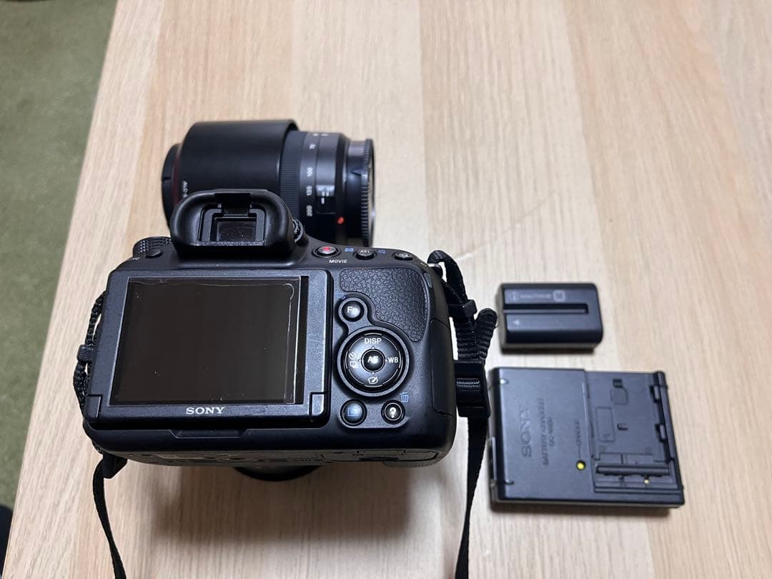 撮影枚数2710枚　Sony α58 W レンズセット フード フィルター付