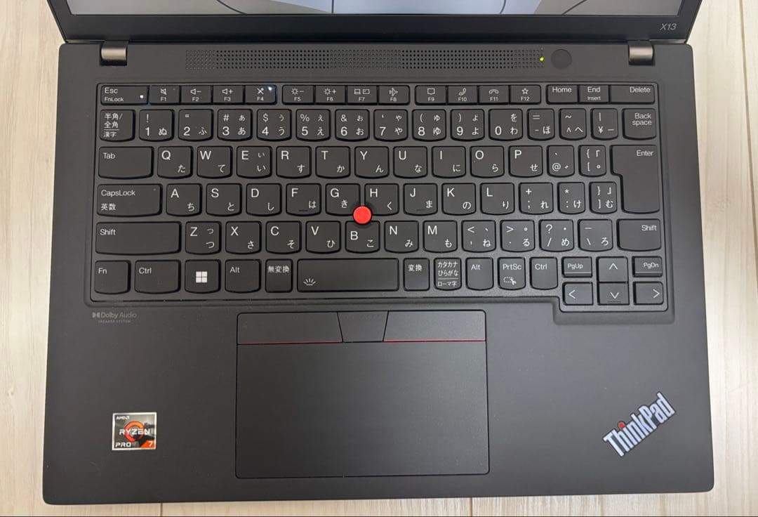 Windowsノート本体 Thinkpad X13 gen3 AMD Ryzen7 6850U 32GB