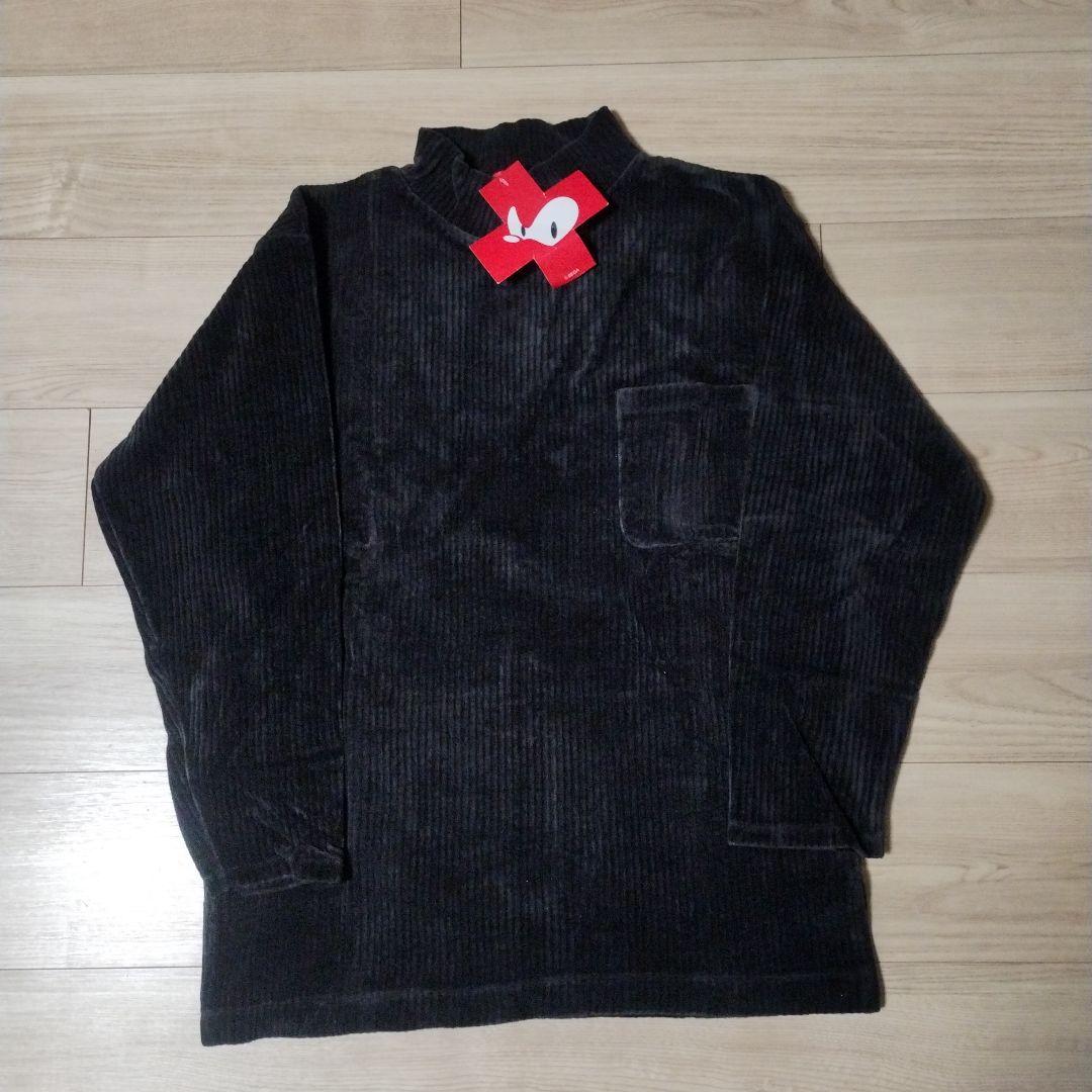 超レア☆90's SEGA SONIC ハイネック　タートルネック　コーデュロイ
