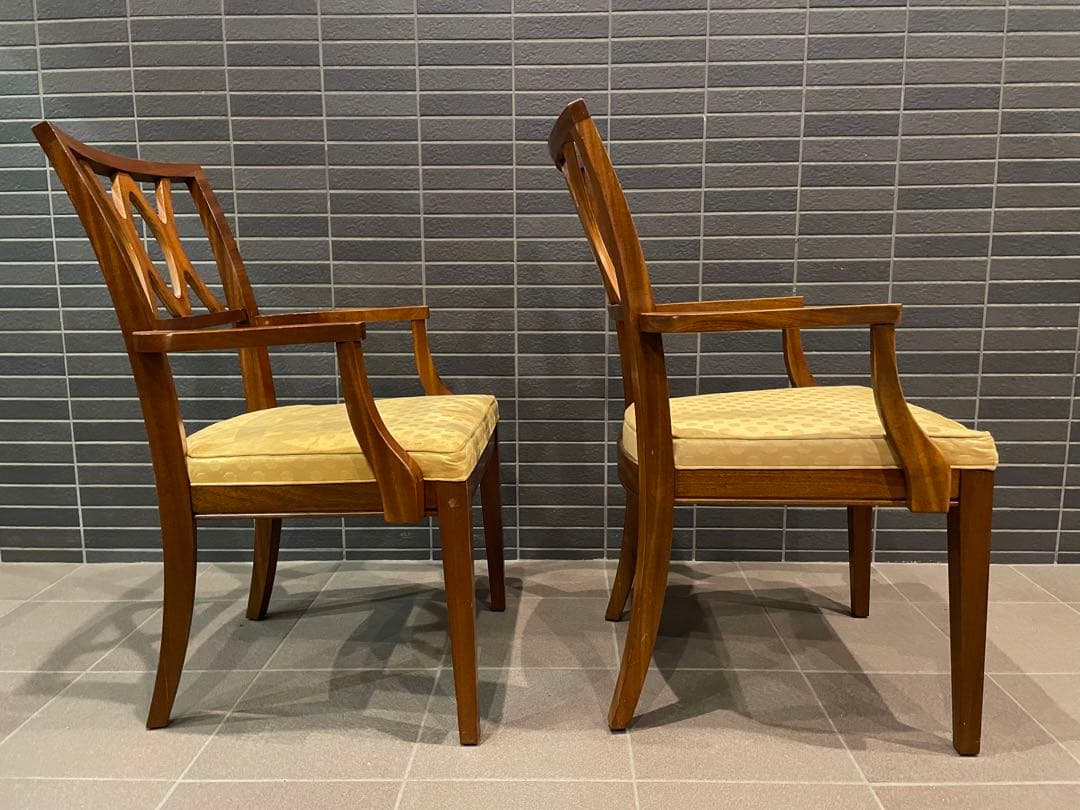 最高級 DREXEL HERITAGE ドレクセル ダイニングチェア 2脚