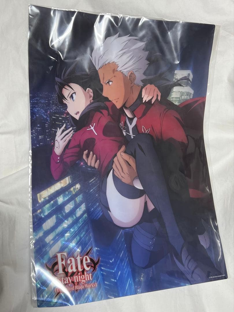 匿名配送/Fate/staynight(UBW) A3クリアポスター