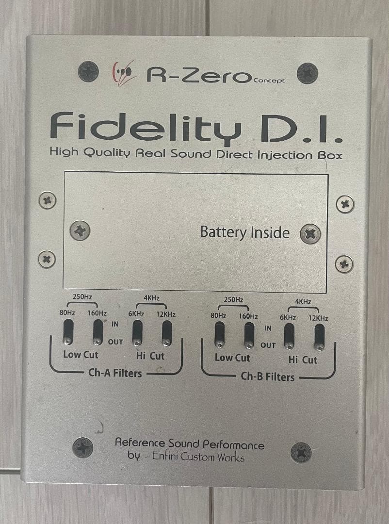配信機器・PA機器・レコーディング機器 R-Zero Concept Enfini Fidelity D.I. di