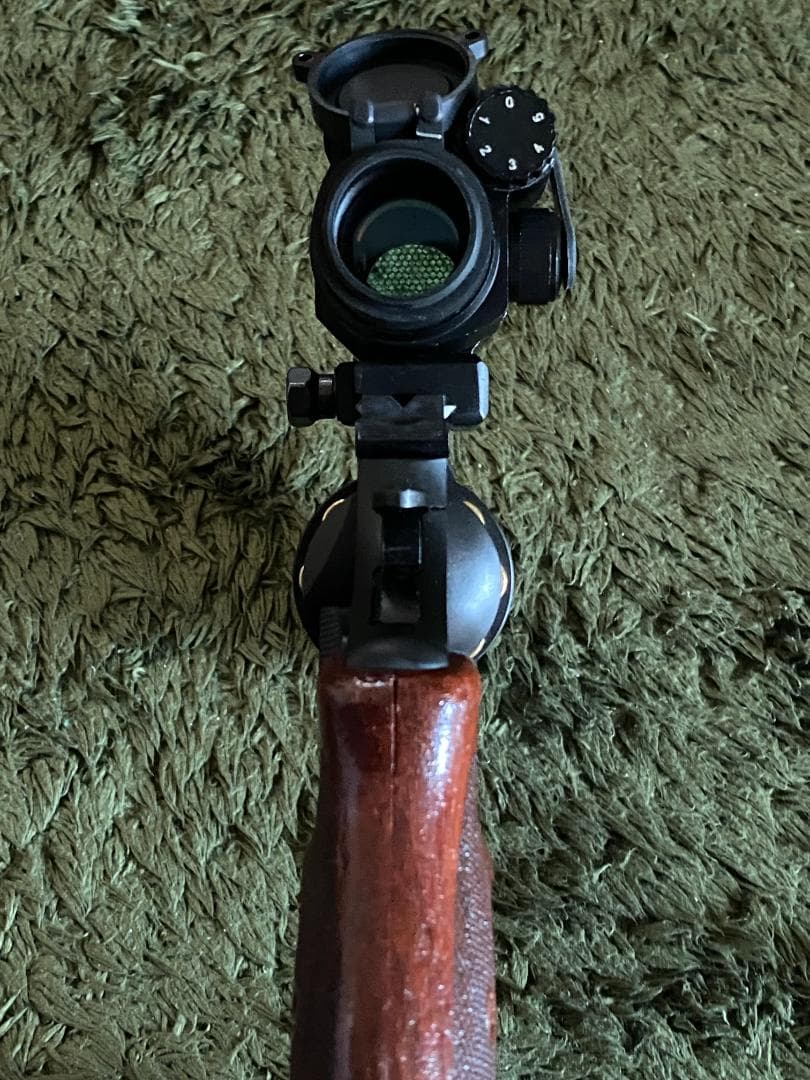 S&W M327発火式モデルガン ドットサイト・レーザーサイト・木製グリップ付き