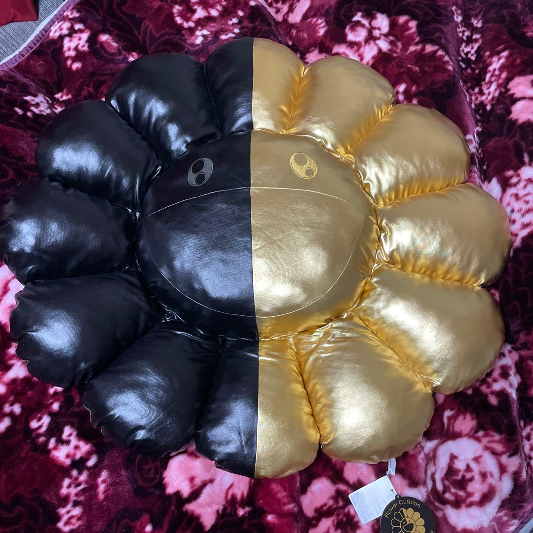 村上隆TM × ヒカルHIKARU フラワークッション 光沢 1m