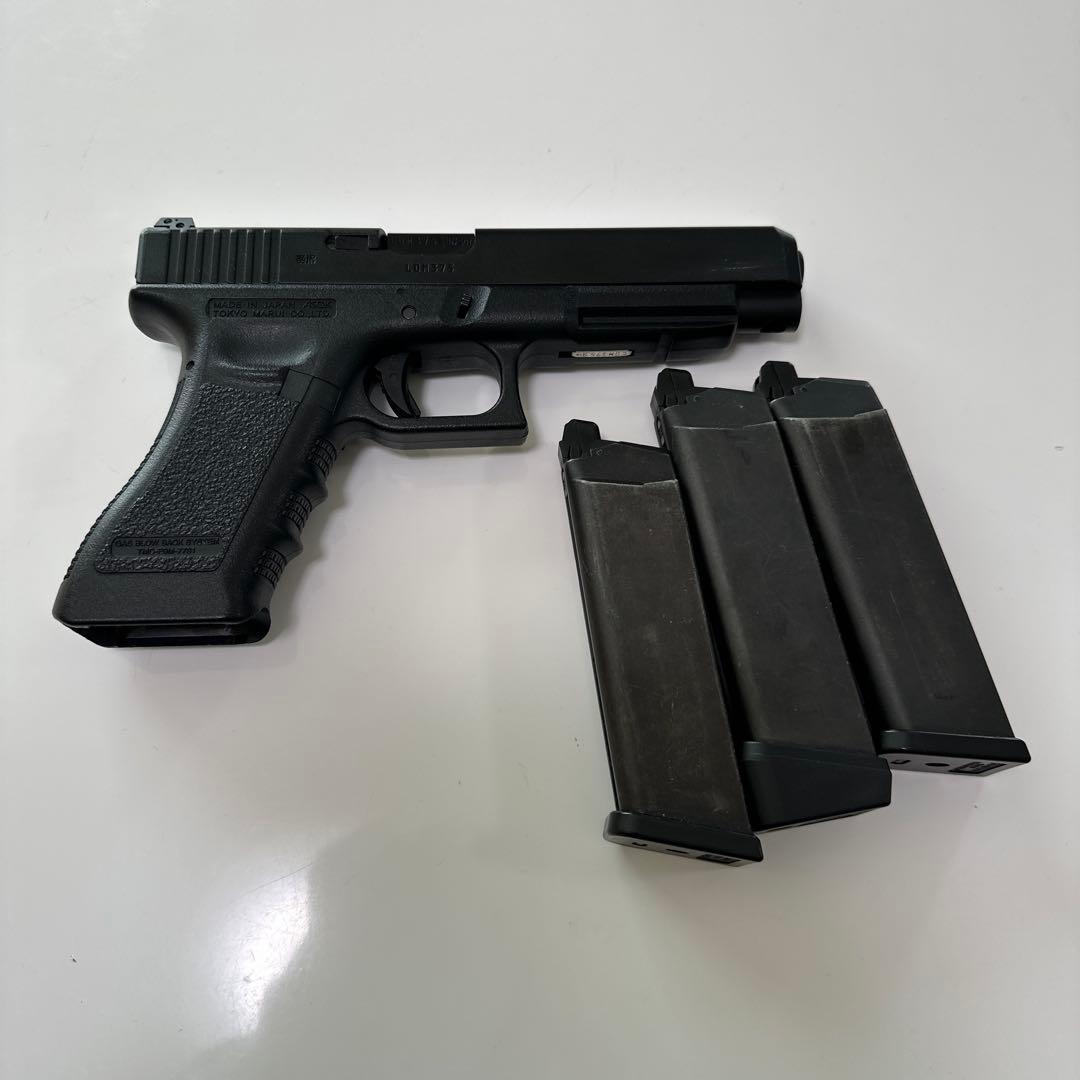 Glock 34 ガスガン ブラック 3マガジン付き