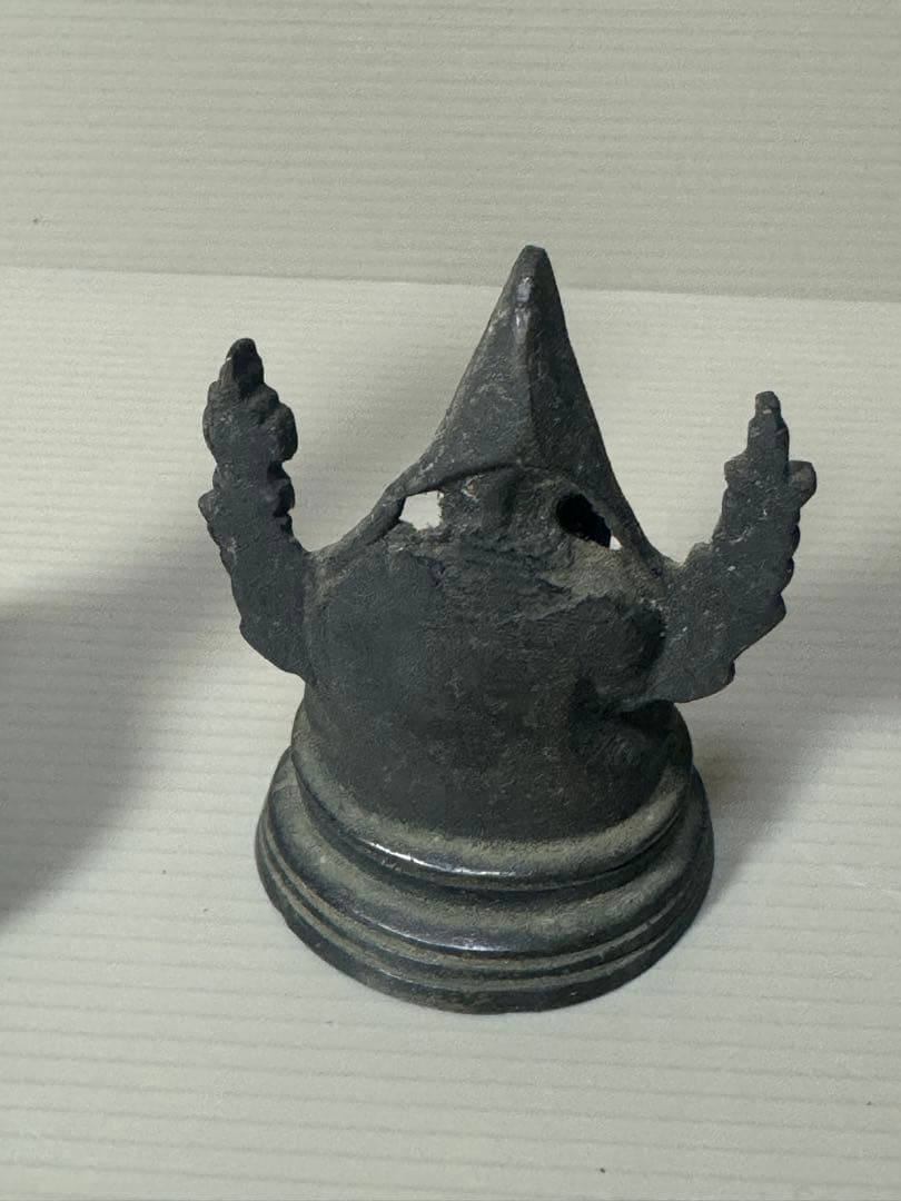 2097 銅製　花瓶1客　仏像1客　象置物1客