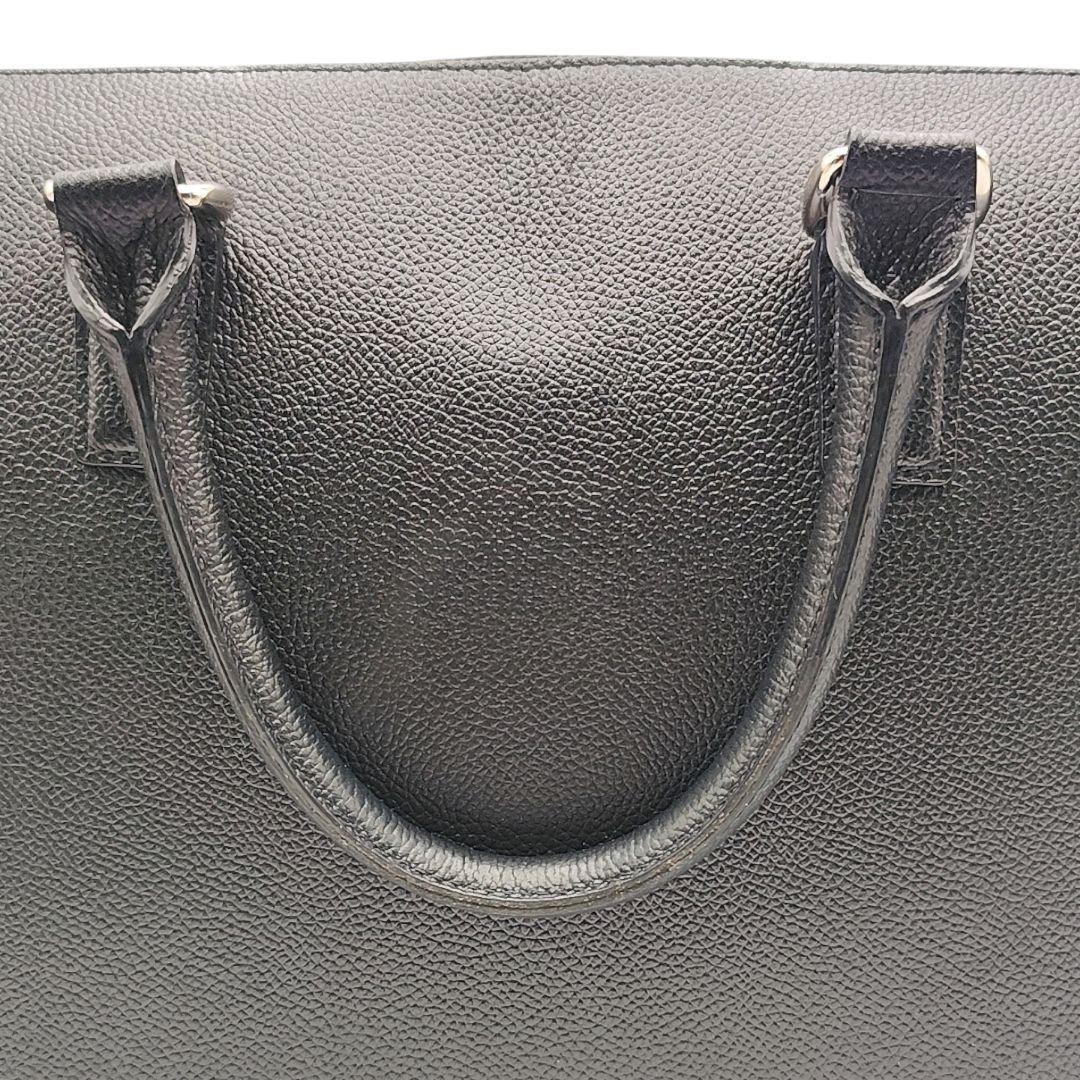 美品 SOMES SADDLE ブリーフケース ブラック レザー グスト 通勤