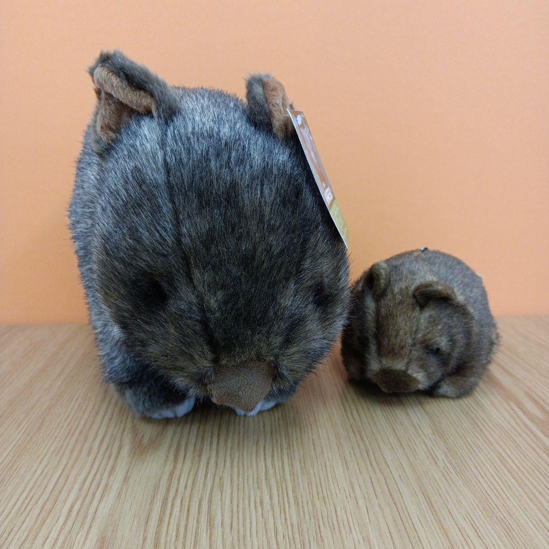 茶臼山動物園 コモンウォンバット ウォレス モモコ ぬいぐるみ マスコット 2点