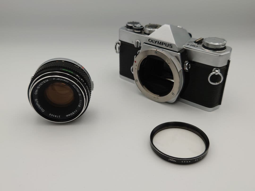 【整備品】オリンパス　OLYMPUS OM-1 MD　一眼レフカメラ レンズ付
