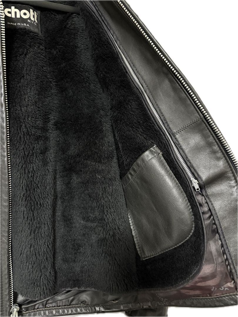 Schott 643 36サイズ　インナー付き