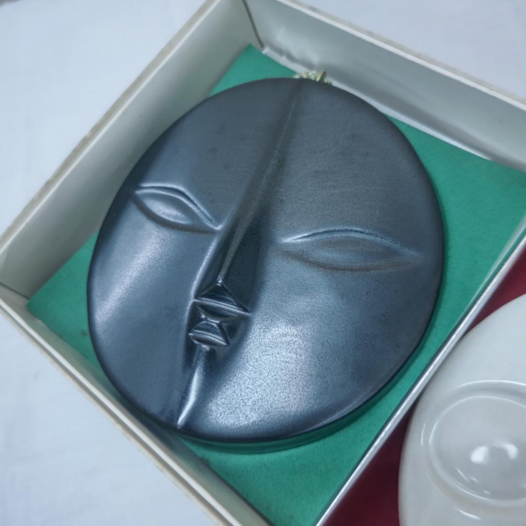 AO095　太陽の顔　岡本太郎　大阪万博　記念セット　信楽焼