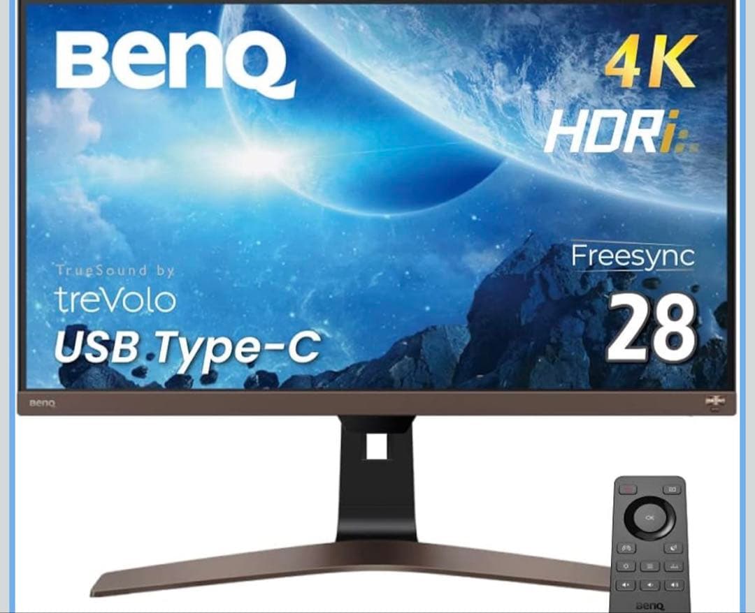 BenQ EW2880U 4K 28インチ IPSモニター