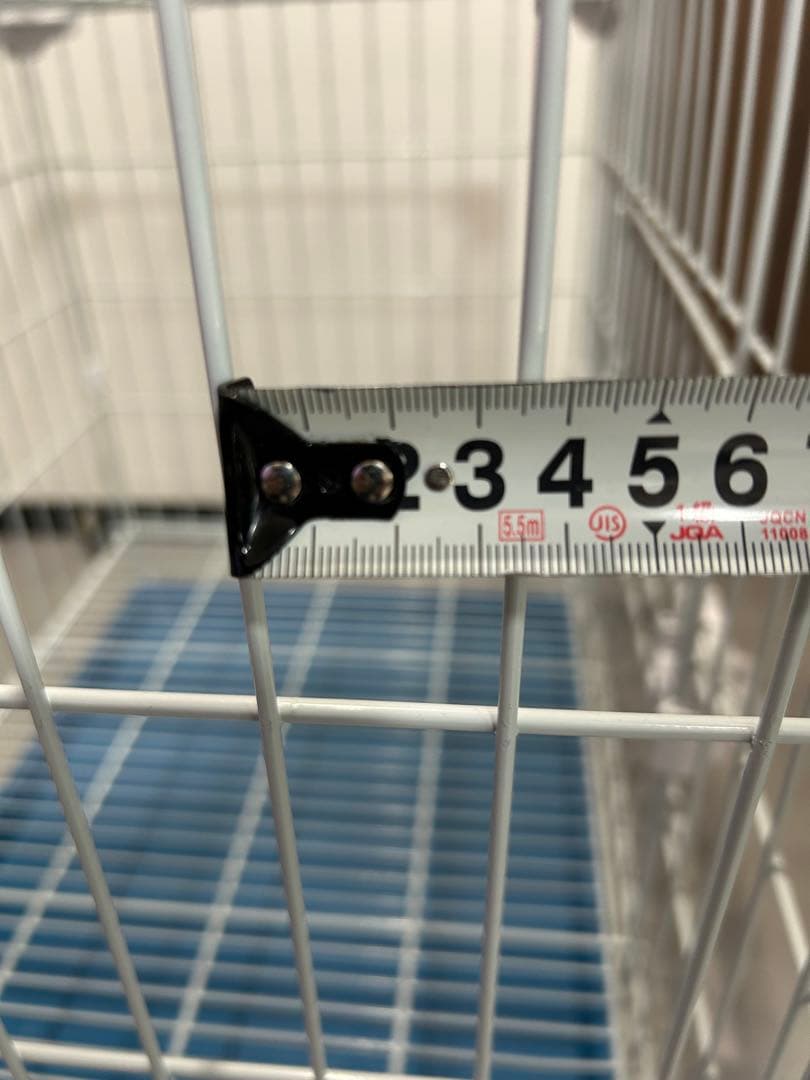 ホワイトメタルワイヤーケージ 大きめ