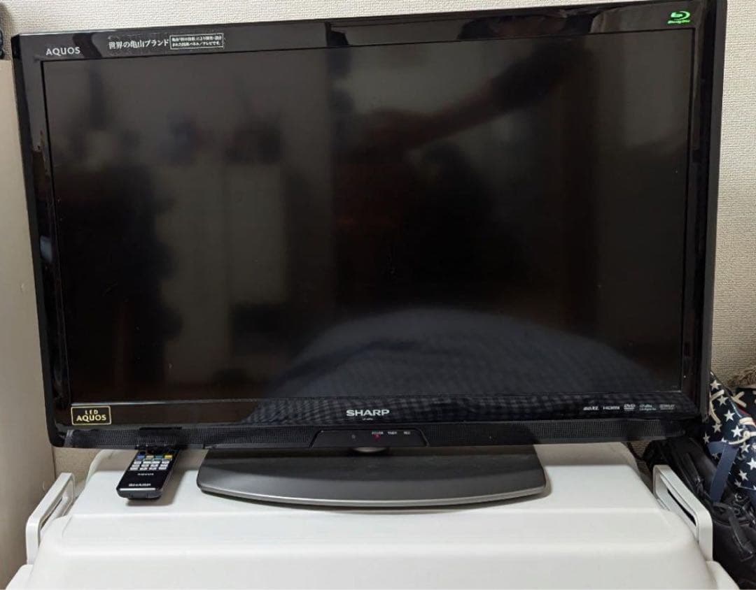SHARP AQUOS テレビ 本体とリモコンセット